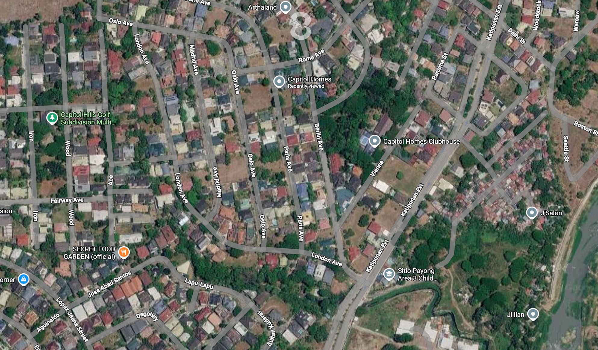 Capitol Homes Subdivision, Matandang Balara, Quezon City QC (Near Uptown Mall & Ateneo & UP)