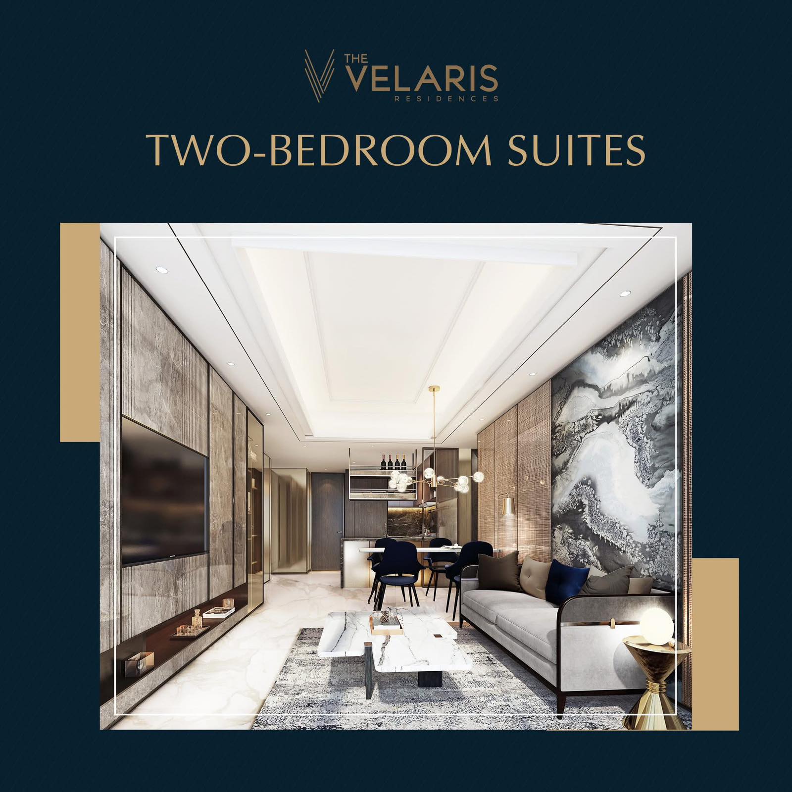 2 Bedroom with private elevator in Velaris South Tower